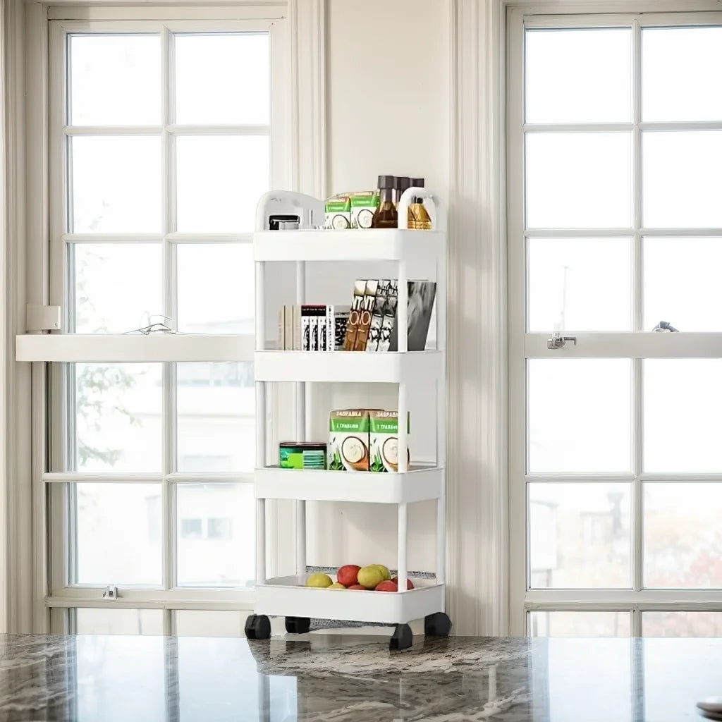 Slim Rolling Storage Cart