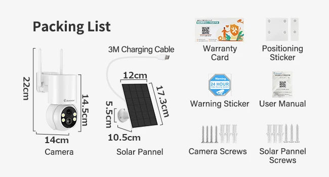 Jennov Solar Security Outdoor Camera