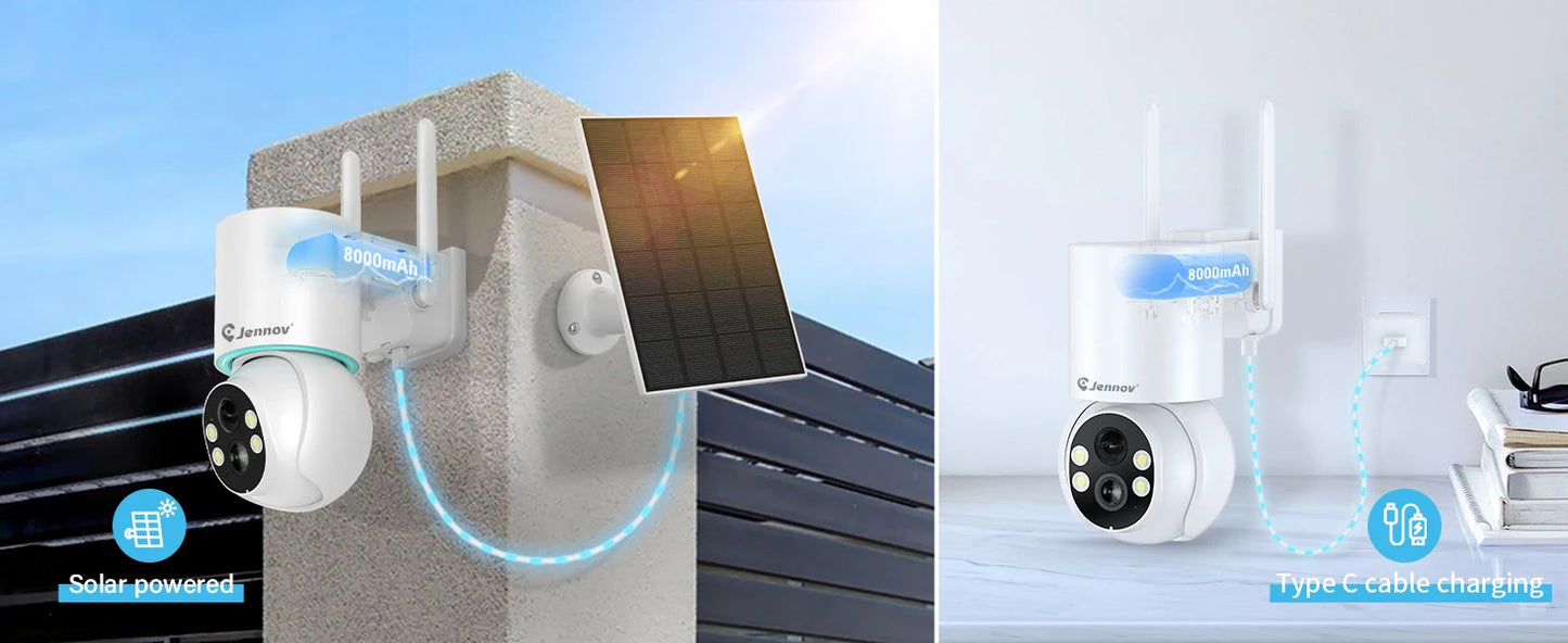 Jennov Solar Security Outdoor Camera
