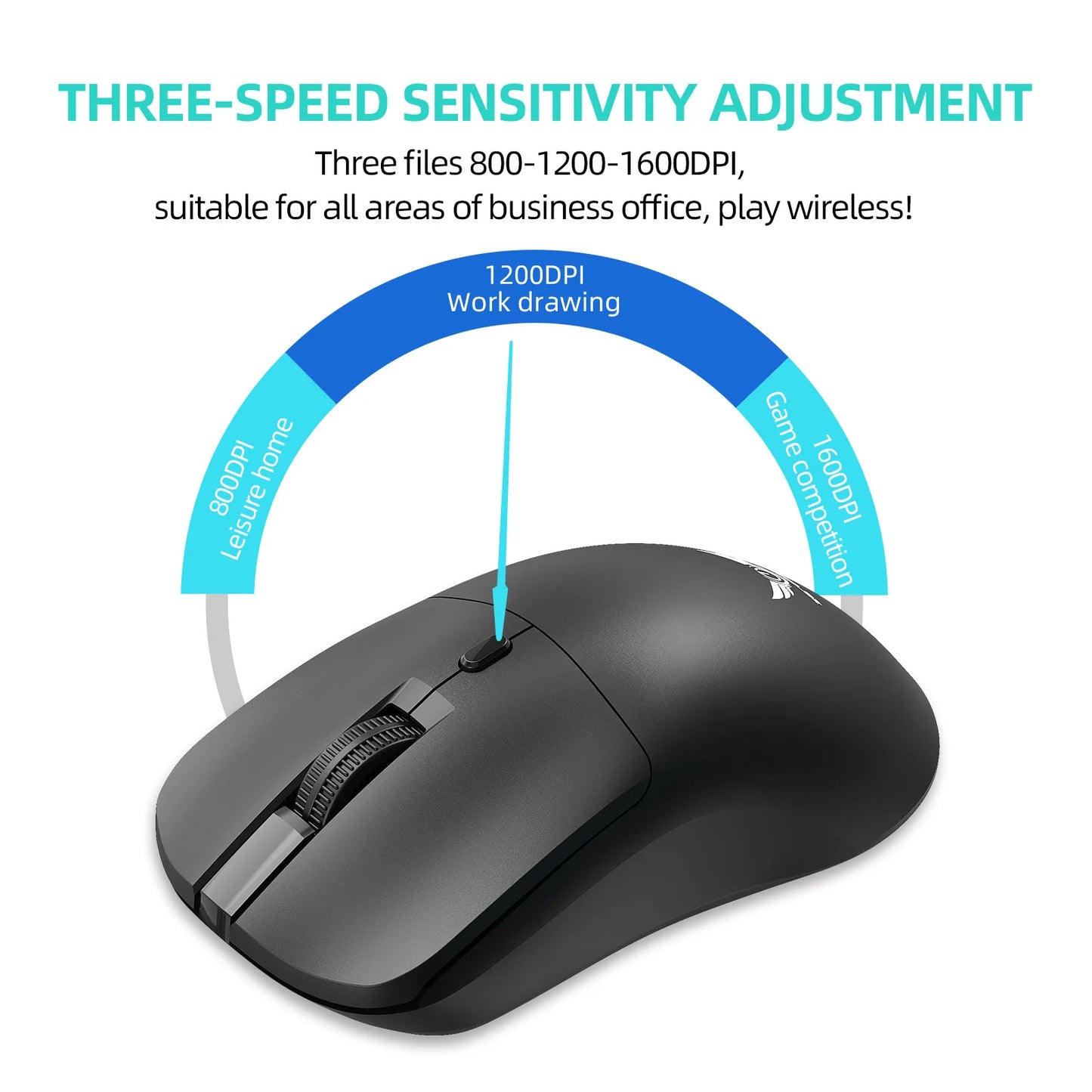 Wireless 2.4G Bluetooth Mouse