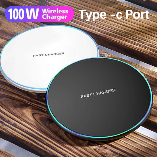 100W Fast Wireless Charger Pad