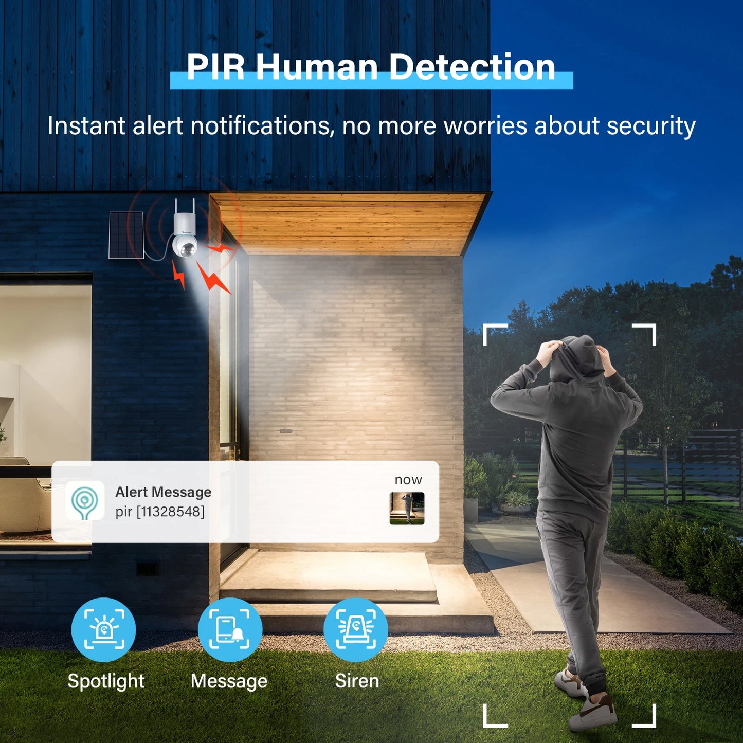 Jennov Solar Security Outdoor Camera