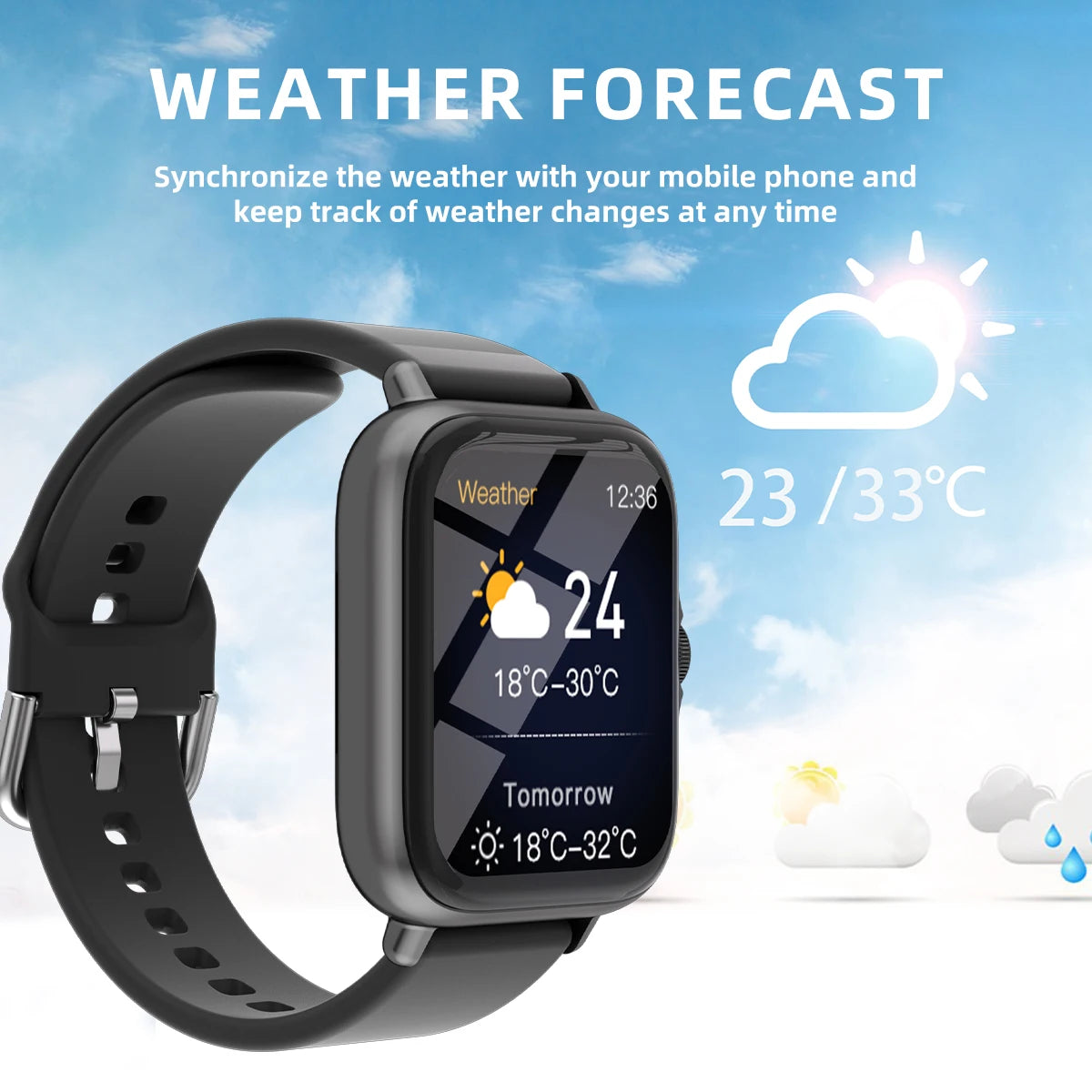 1.83'' Waterproof DesertCat Smart Watch