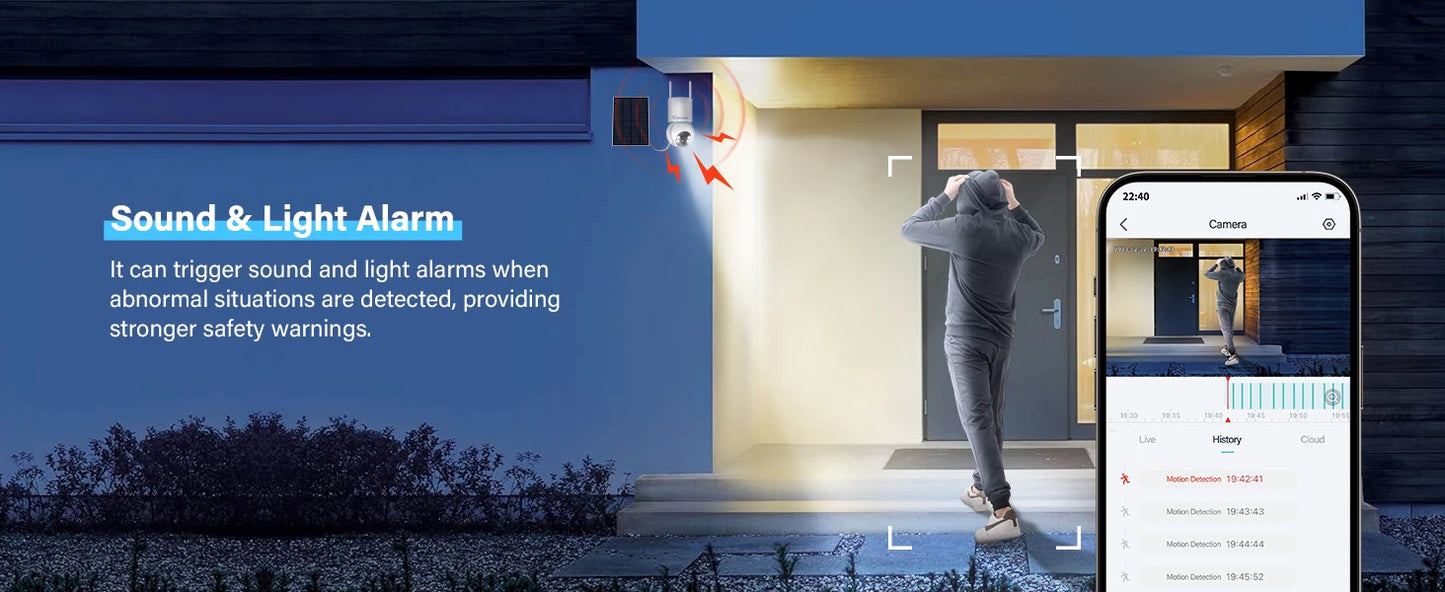 Jennov Solar Security Outdoor Camera