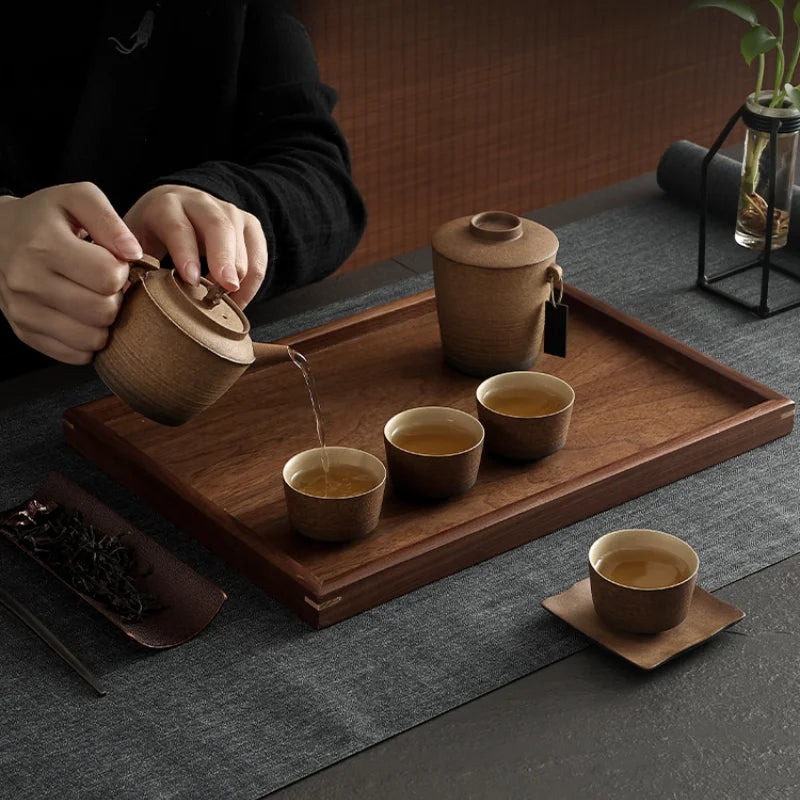 Chic Bamboo Serving Tray