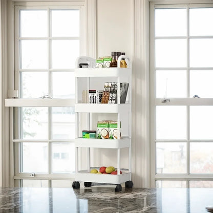 Slim Rolling Storage Cart