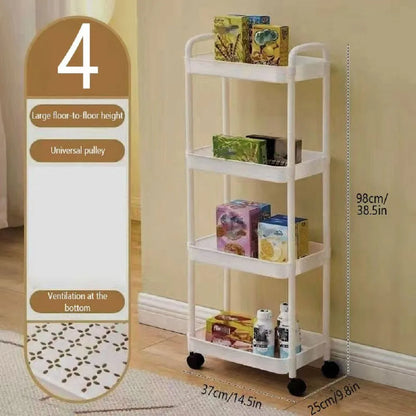 Slim Rolling Storage Cart
