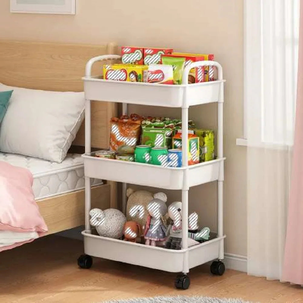 Slim Rolling Storage Cart