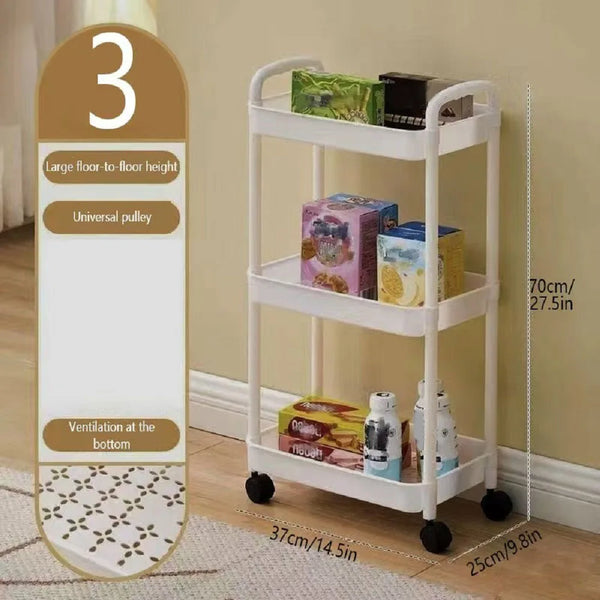 Slim Rolling Storage Cart